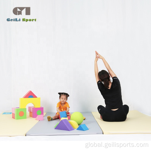 Tri Fold Gym Mat Factory Selling Soft Tumbling Folding Gymnastic Mats Supplier